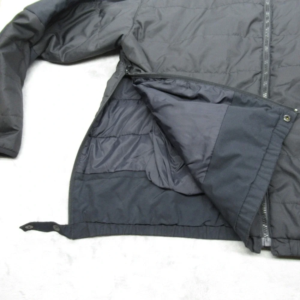 North Face Jacket Mens XL Black Puffer Interchange Side Zips‎ Hybrid Insulated - Picture 4 of 11